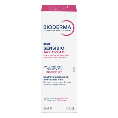 קרם לחות מרגיע נגד אדמומיות | SENSIBIO AR+ CREAM | מכיל 40 מ