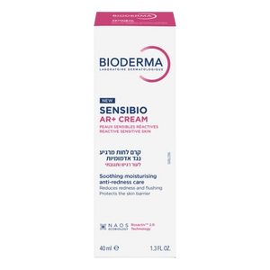 קרם לחות מרגיע נגד אדמומיות | SENSIBIO AR+ CREAM | מכיל 40 מ"ל | לעור רגיש ותגובתי