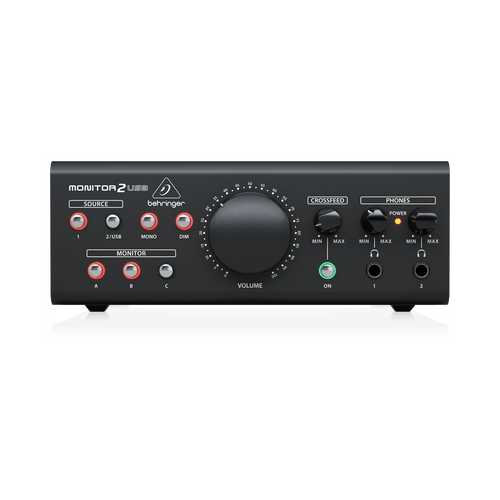 יחידת שליטה במוניטורים דגם MONITOR2USB מבית BEHRINGER