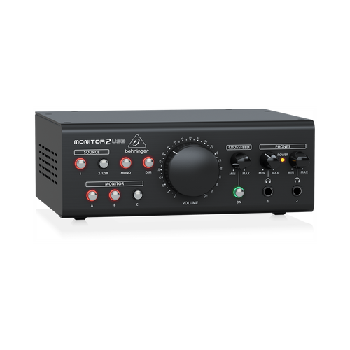 יחידת שליטה במוניטורים דגם MONITOR2USB מבית BEHRINGER