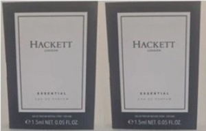 דוגמית בושם לגבר 1.5 מ"ל | Hackett Essential | או דה פרפיום E.D.P