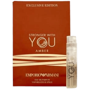 דוגמית בושם יוניסקס 1.2 מ"ל | Giorgio Armani Stronger With You Amber | או דה פרפיום E.D.P