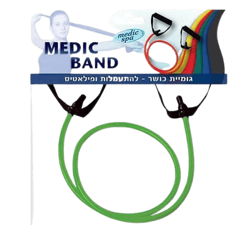 גומיית כושר מדיק בנד (בינוני\קשה) - להתעמלות ופילאטיס | medic spa
