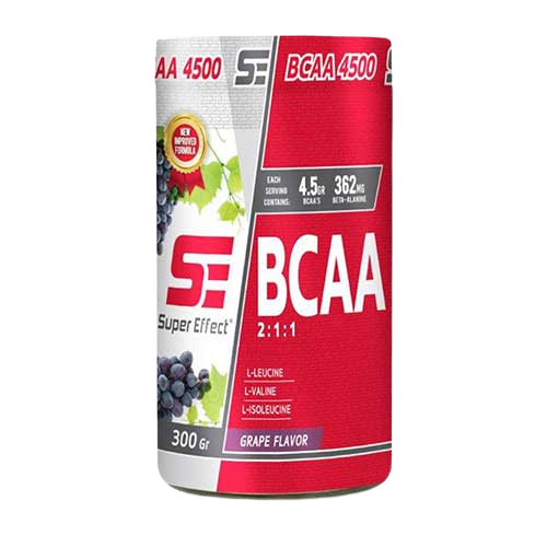 אבקה להכנת משקה על בסיס חומצות אמינו | BCAA | בטעם ענבים | מכיל 300 גרם | סופר אפקט
