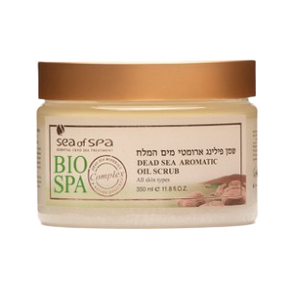 dead sea aromatic oil scrub | שמן פילינג ארומטי מים המלח |  מכיל 350 מ"ל | 