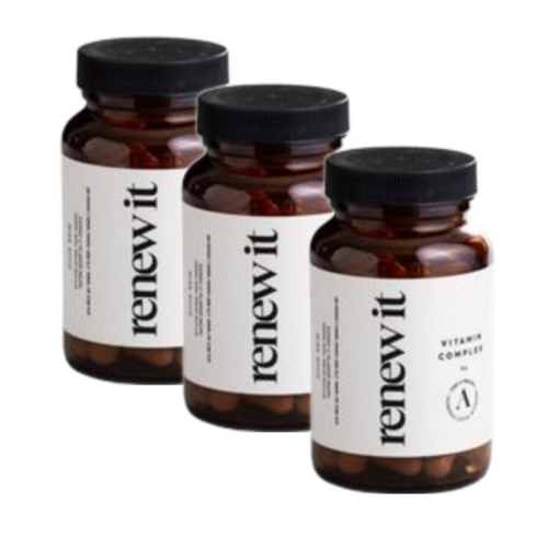 Renew It Vitamin Complex מארז שלושה חודשים 180 כמוסות