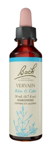 VERVAIN | טיפות לשתייה על בסיס תמציות פרחי באך | מכיל 20 מ