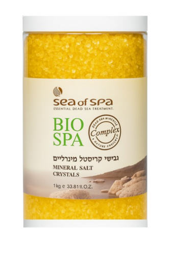 גבישי קריסטל מינרליים | MINERAL SALT CRYSTALS | מכיל 1 קילו | בניחוח וונילה |