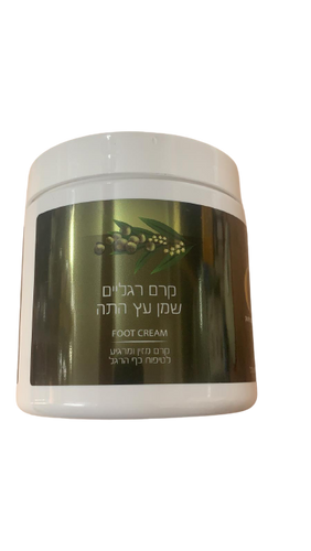 קרם רגליים | שמן עץ התה | אוס פלוס | מכיל 500 מ