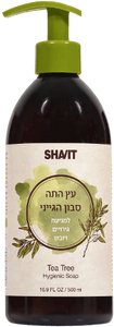 שביט | סבון היגייני | עץ התה | למניעת גירויים ויובש | מכיל 500 מ"ל 