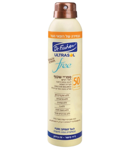 אולטרסול | ספריי שקוף | לעור רגיש | SPF50 | מכיל 200 מ"ל