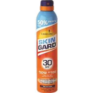 ספריי הגנה שקוף | 30 SPF | להגנה גבוהה | מכיל 300 מ"ל | נספג במהירות |
