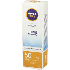מקדם הגנה SHINE CONTROL| 50 SPF | למראה עור מט |