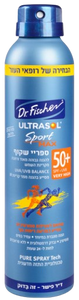 ספריי שקוף | ספורט מקס | להגנה גבוהה ורחבה מקרינת השמש | 50SPF+|
