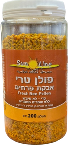 פולן טרי | אבקת פרחים | לא מיובש | ללא חומרים משמרים | מכיל 200 |