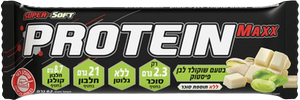 מארז 24 חטיפי חלבון פרוטאין מקס | בטעם שוקולד לבן פיסטוק | 21 גרם חלבון | 62 גרם | PROTEIN MAXX