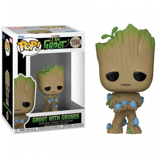 בובת פופ אני גרוט – גרוט עם גרנדס | Funko Pop! I am Groot - Groot with grunds 1194