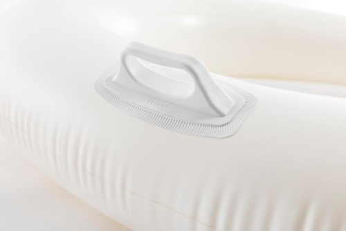 כורסת ציפה מתנפחת PILLOW FLOAT LOUNGE עם תחתית רשת לישיבה צוננת ומרגיעה במים 56801 (מגוון צבעים)