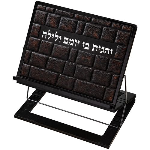 סטנדר עץ דמוי עור 