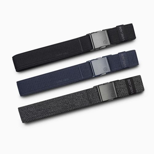חגורה Arcade Atlas Belt של Columbia - צבע שחור מוברש