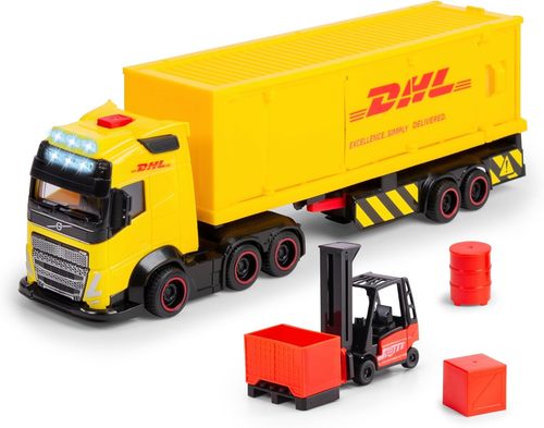 משאית DHL + מלגזה אורקולית ואביזרים