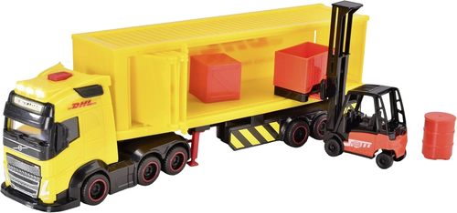 משאית DHL + מלגזה אורקולית ואביזרים