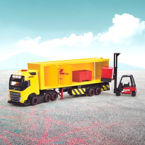 משאית DHL + מלגזה אורקולית ואביזרים