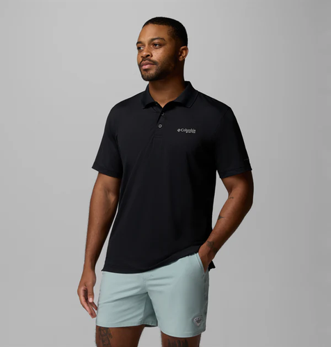 חולצה קצרה לגברים - Columbia Hike Crew Black
