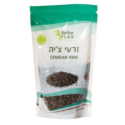 זרעי ציה | מכיל 200 גרם | בטר פלקס