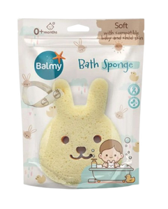 ספוג רחצה לתינוקות | 0+ חודשים | צורת ארנב | Balmy | Bunny Bath Sponge |
