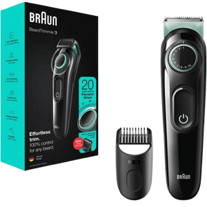 תספורת שיער וזקן לגברים | בראון | Braun Beard Trimmer3 | BT 3321