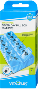 Seven day pill box | קופסת תרופות לשבוע | (AM/PM) | יום/לילה