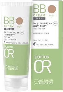 דוקטור עור | BB קרם | מייק אפ | מכיל 50 מ"ל | ד"ר עור | לייט |  ד"ר עור | Doctor Or 