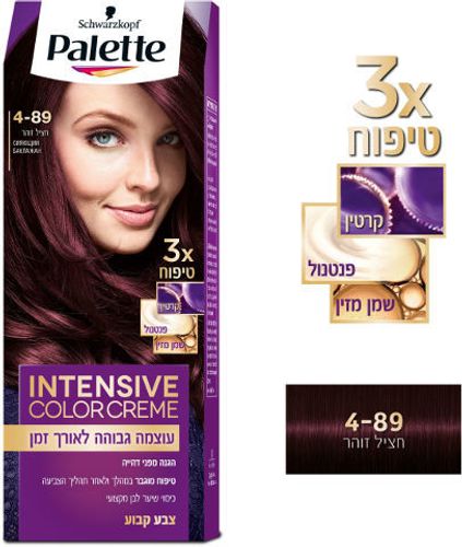 פאלטה | קרם צבע שיער חציל זוהר 4.89