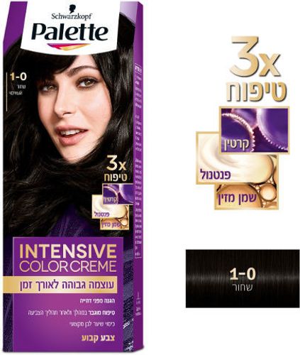 פאלטה | קרם צבע שיער שחור 1-0