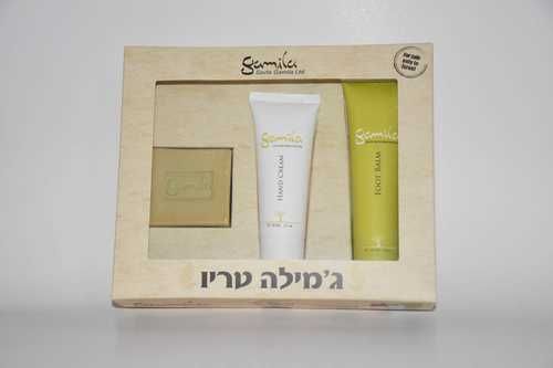 ג'מילה טריו | מארז סבון לבנדר , קרם ידיים וקרם לכפות הרגליים | סבתא ג'מילה סבתא ג'מילה | Grandma Jamila
