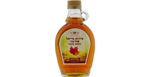 סירופ מייפל 100% אורגני שקד תבור