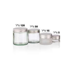 חבילת צנצנות זכוכית 5 מ"ל (10 יחידות)