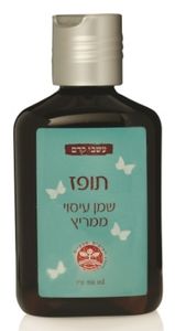 תופז | שמן עיסוי ממריץ | מתאים לעיסוי שרירים | בעל ריח הדרים עשיר וטבעי | קדם | KEDEM