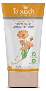 קרם לחות | לכף רגל סדוקה ויבשה | מועשר בשמן קלנדולה | מכיל 150 מ"ל |  תפוח | Tapuach