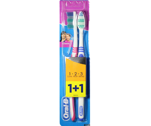 מברשת שיניים - ORAL B מבצע 1+1