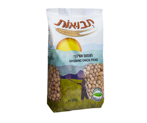 תבואות | חומוס אורגני | 500גרם | כשר