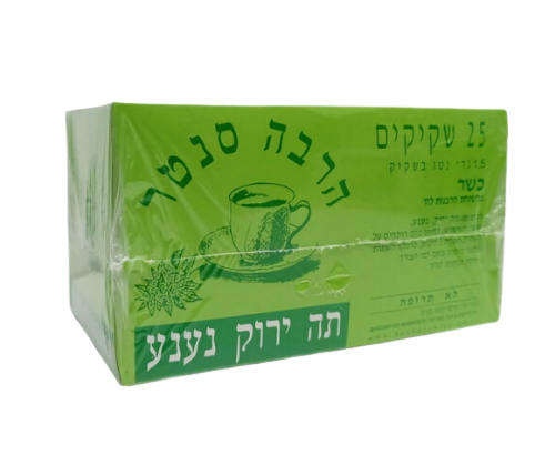 תה ירוק נענע - 25 שקיקים - הרבה סנטר