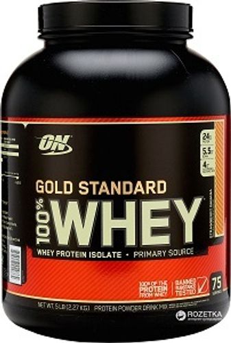 GOLD STANDARD 100% WHEY - 2.27 KG אופטימום - תות בננה אופטימום נוטרישן | Optimum Nutrition