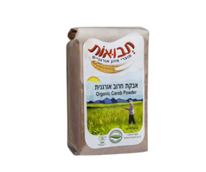 תבואות - אבקת חרוב אורגנית - 400 גרם