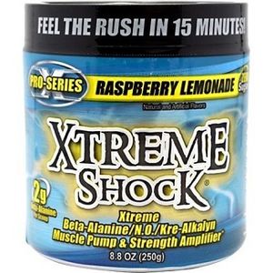Xtreme Shock - אקסטרים שוק בטעם פטל כחול ולימונדה - 250 גרם אנסי | ANSi