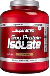 SUPER EFFECT - SOY ISOLATE PROTEIN POWDER |אבקת חלבון סויה סופר אפקט בטעם עוגיות | 2.27 ק"ג | סופר אפקט | Super Effect