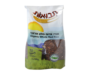 תבואות - אורז אדום מלא אורגני