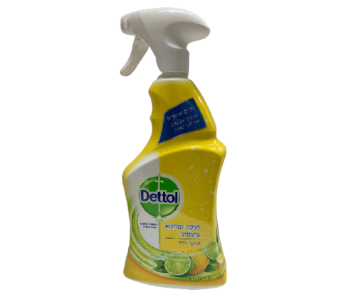 ספריי חיטוי וניקוי משטחים דטול Dettol | משמיד 99.9% מהחיידקים | מכיל 750 מ