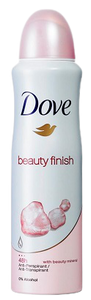 דאודורנט ספריי beauty finish - מכיל 150 מ"ל דוב | Dove